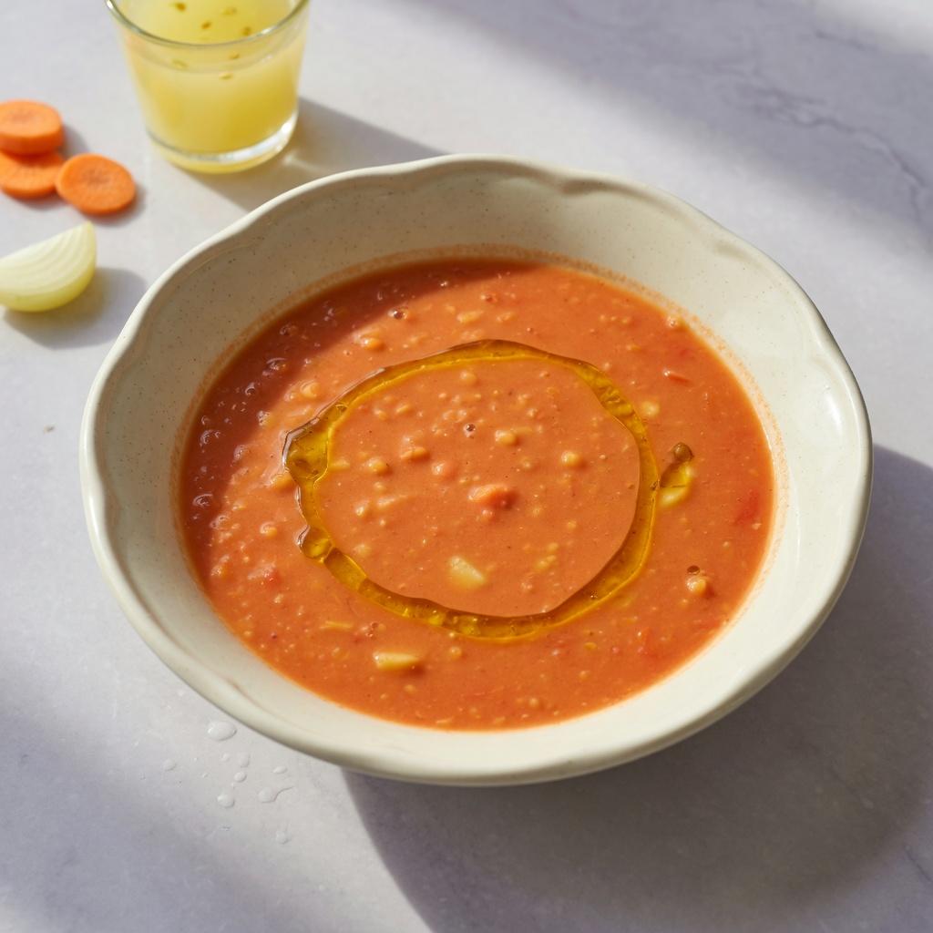 Red Lentil Soup — production recipe image