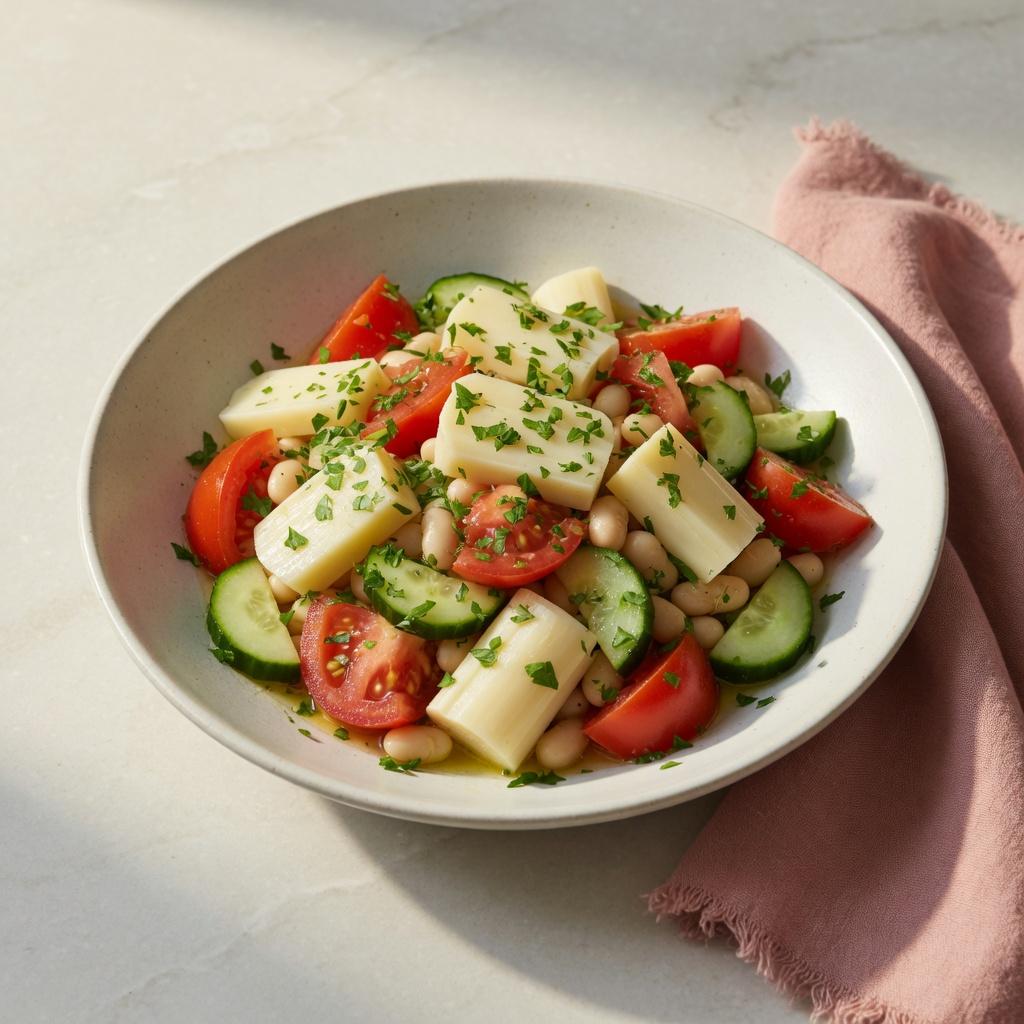Brazilian Heart of Palm Tomato Salad — production recipe image