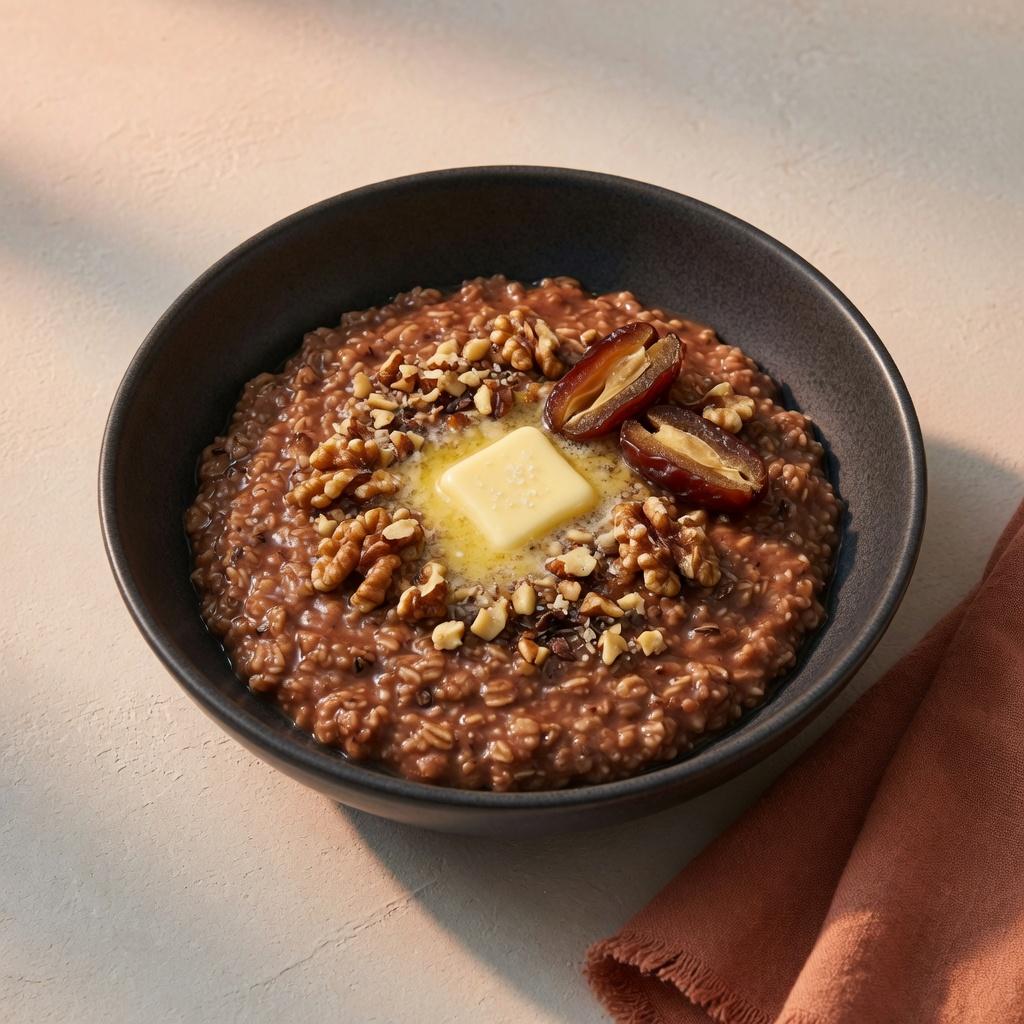 Tibetan Butter Tea Oat Porridge — production recipe image