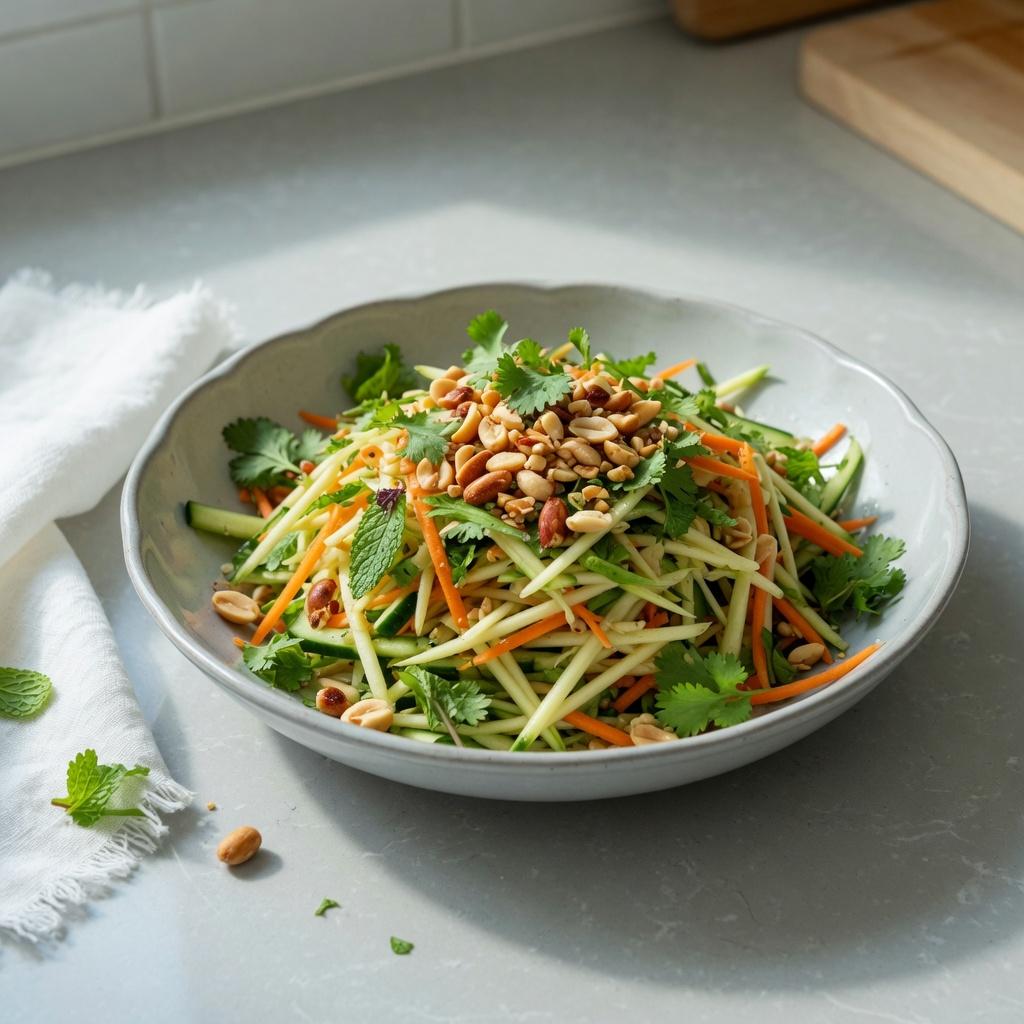 Vietnamese Mango Herb Salad — production recipe image