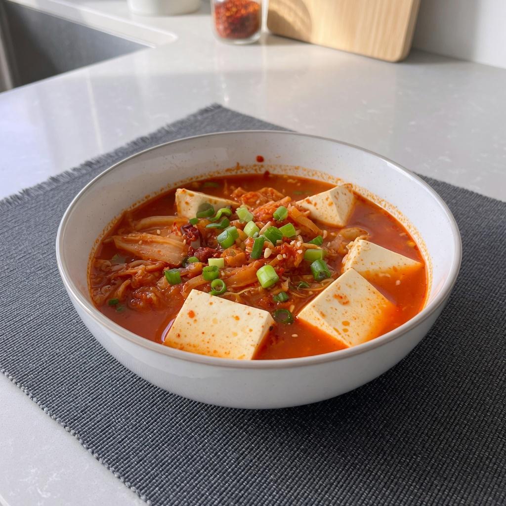 Korean Kimchi Tofu Stew — production recipe image