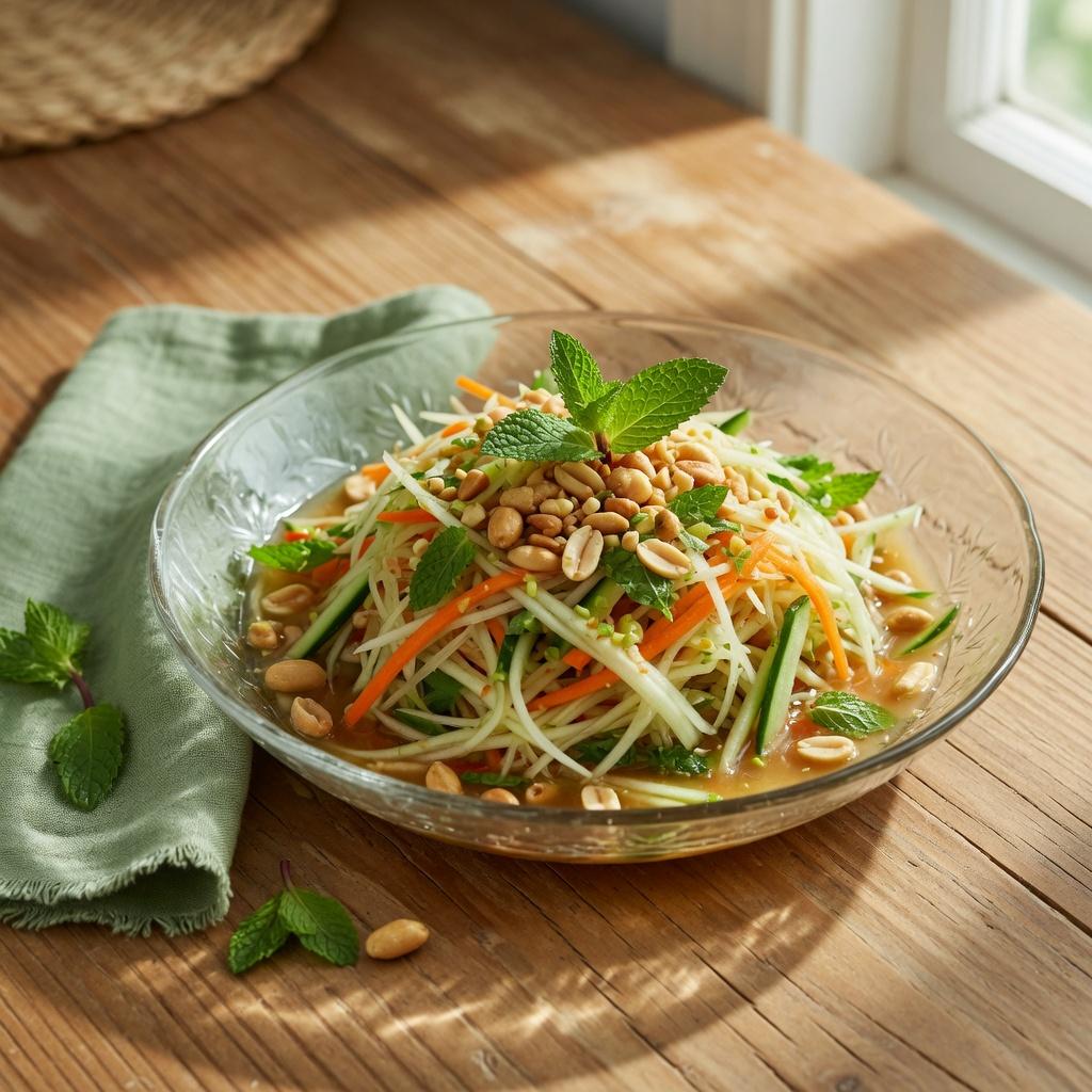 Vietnamese Green Papaya Salad — production recipe image