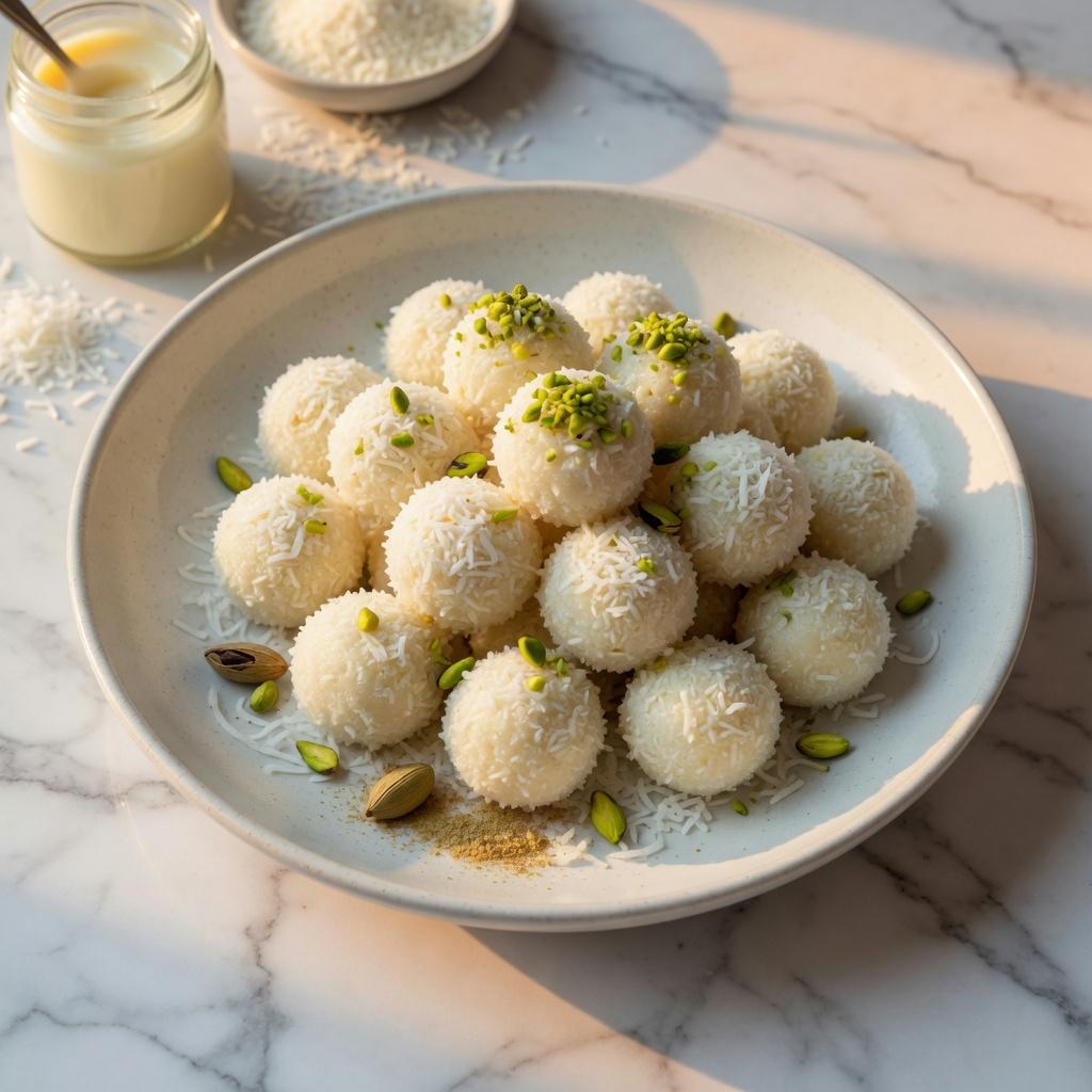 Coconut Ladoo Bites — production recipe image