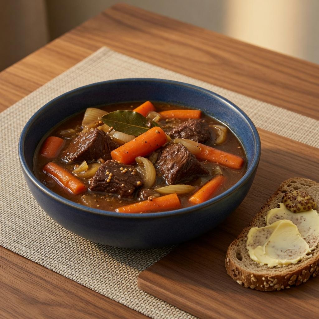 Flemish Beef and Carrot Stew — production recipe image
