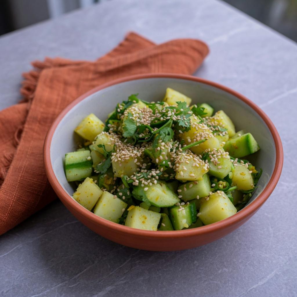Nepalese Potato Cucumber Achar — production recipe image