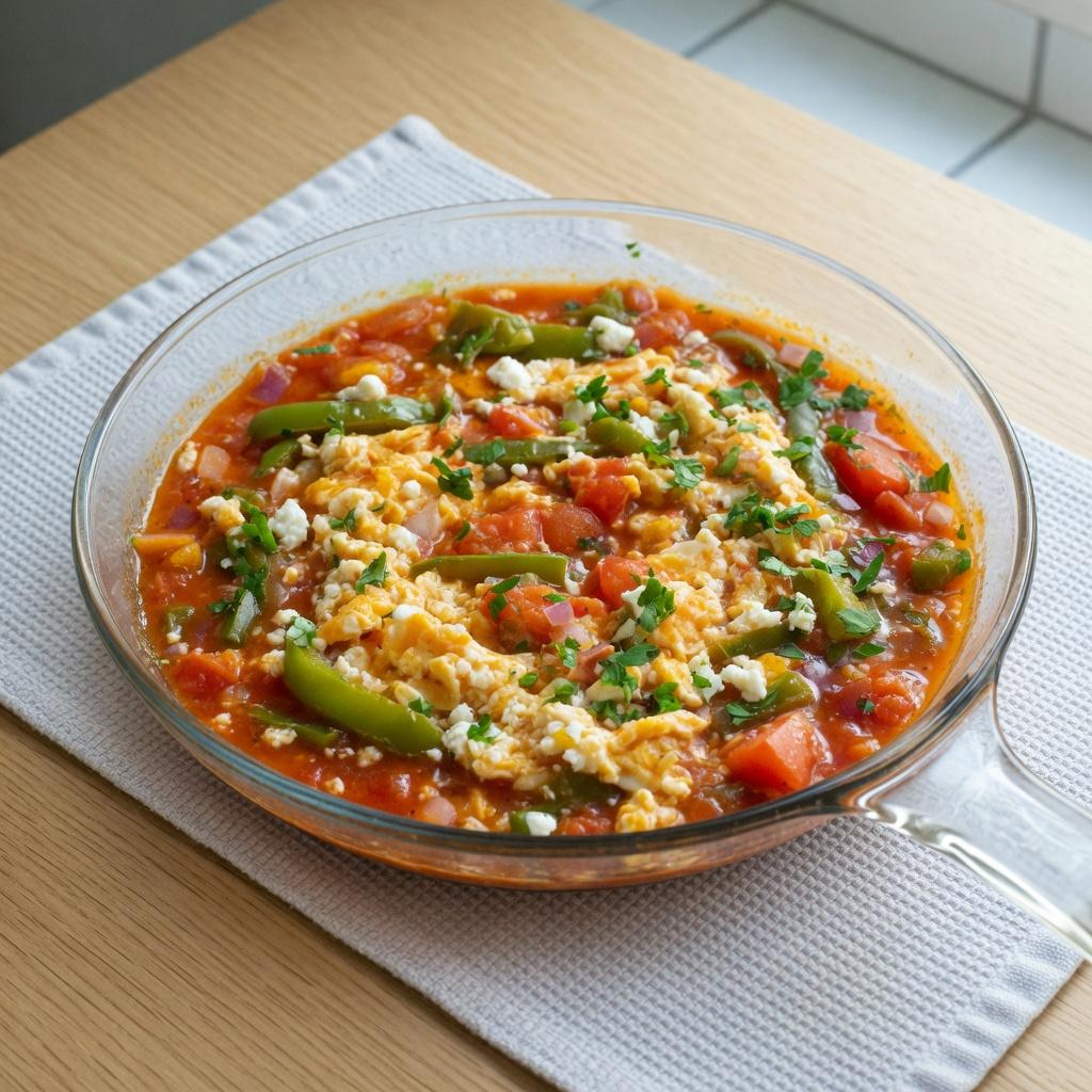 Turkish Menemen Breakfast Skillet — production recipe image