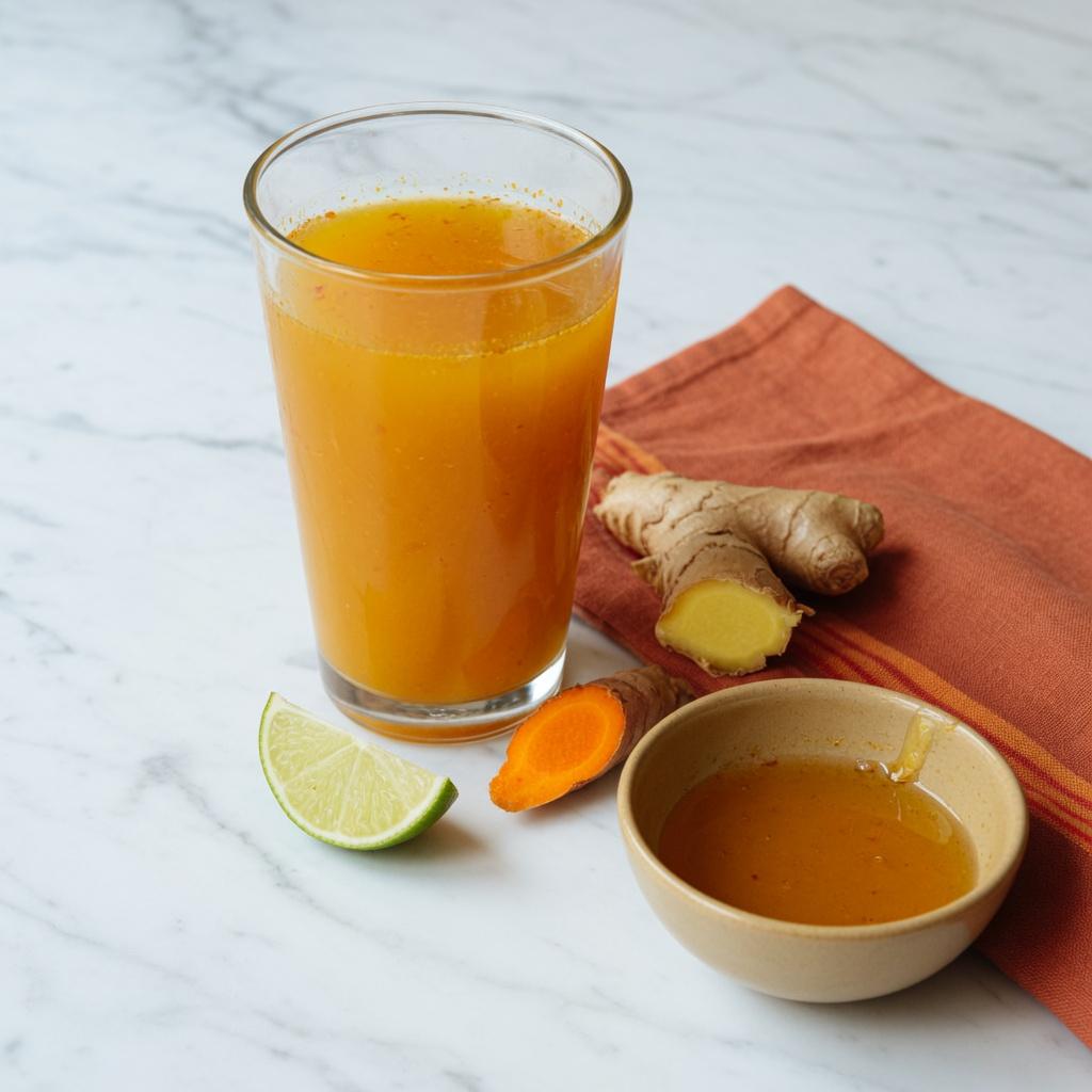 Indonesian Ginger Turmeric Jamu Cooler — production recipe image