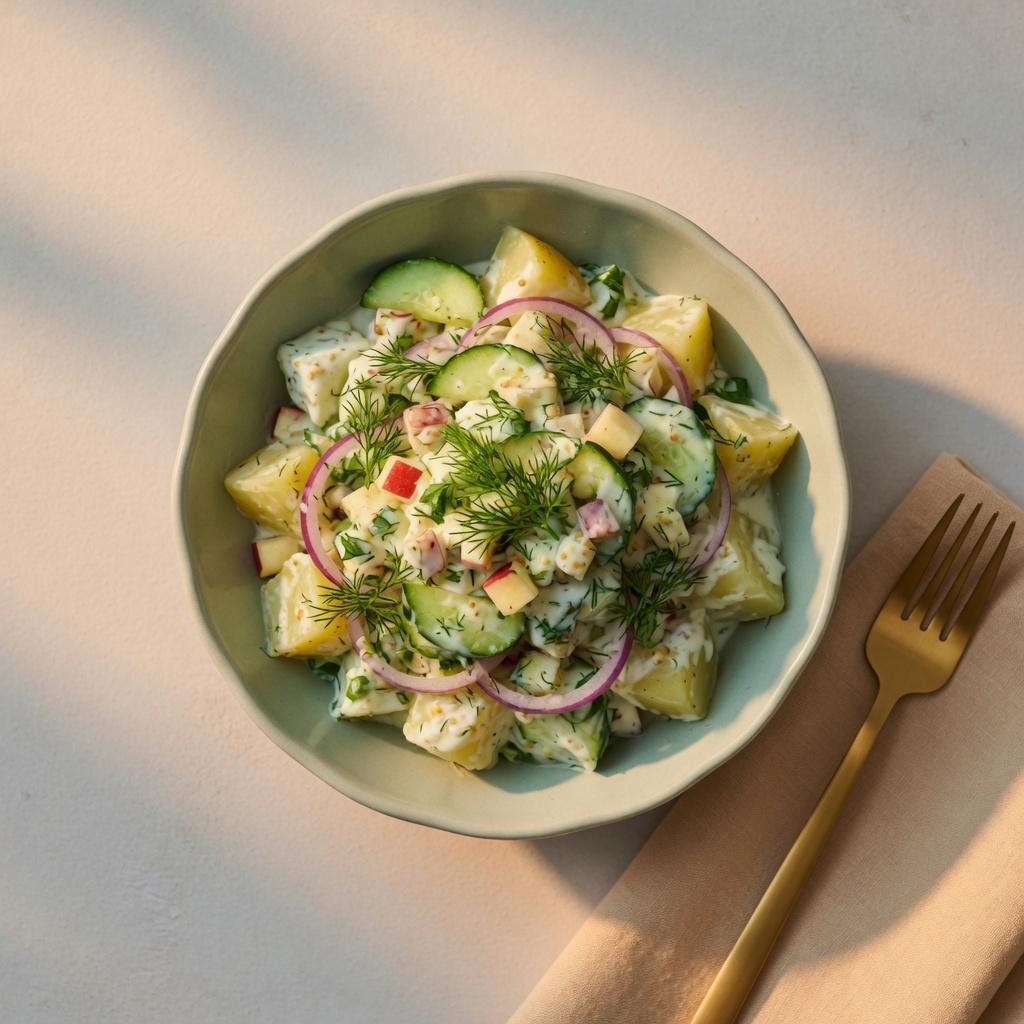 Polish Dill Cucumber Potato Salad — production recipe image