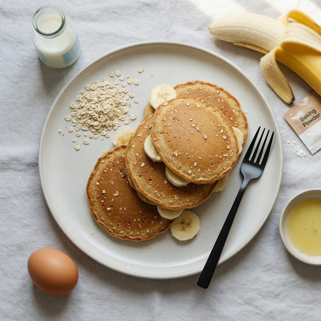 Banana Oat Pancakes — production recipe image