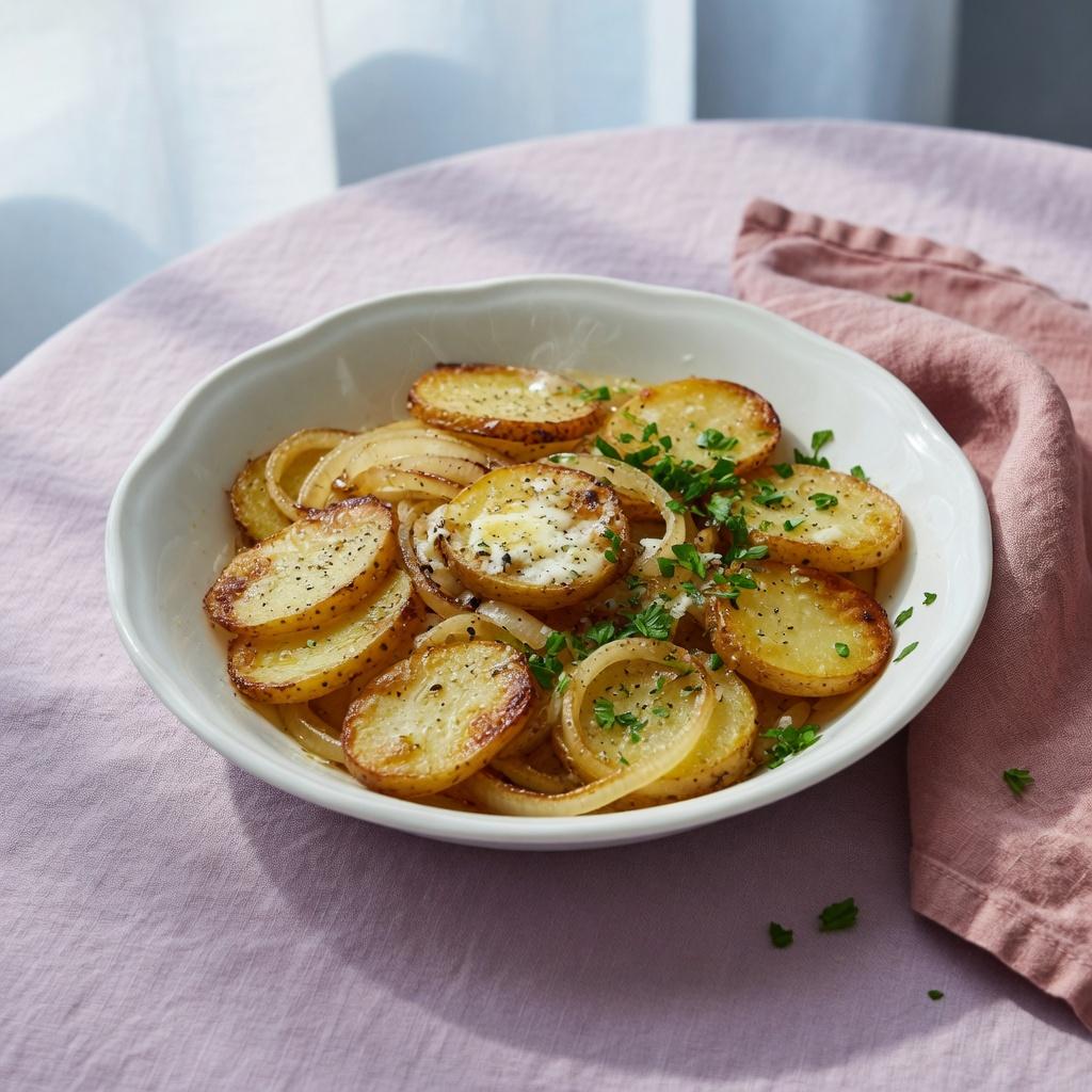 Lyonnaise Potato Onion Skillet — production recipe image