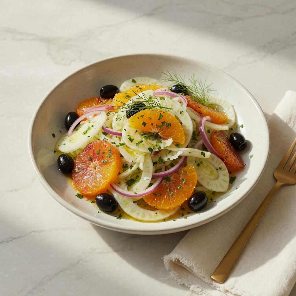 Sicilian Citrus Fennel Salad — production recipe image