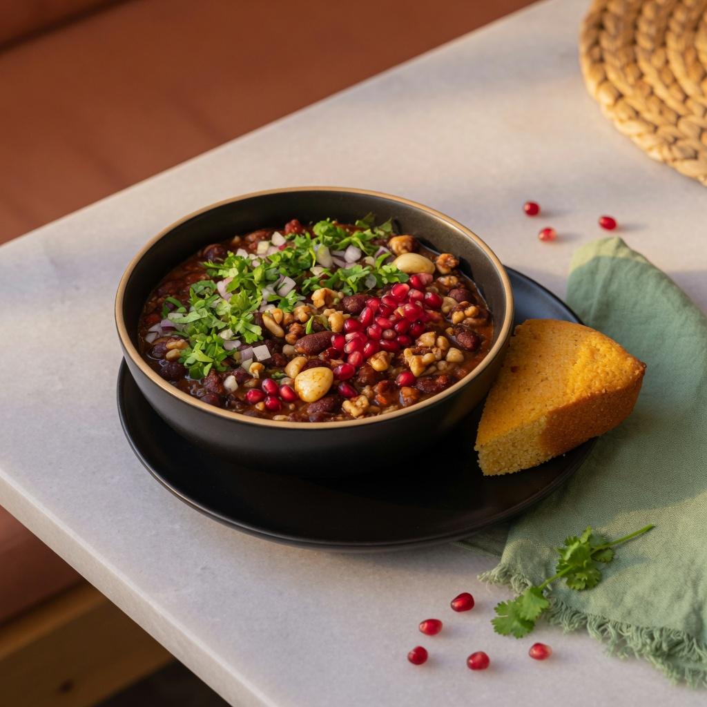 Georgian Bean Walnut Stew — production recipe image