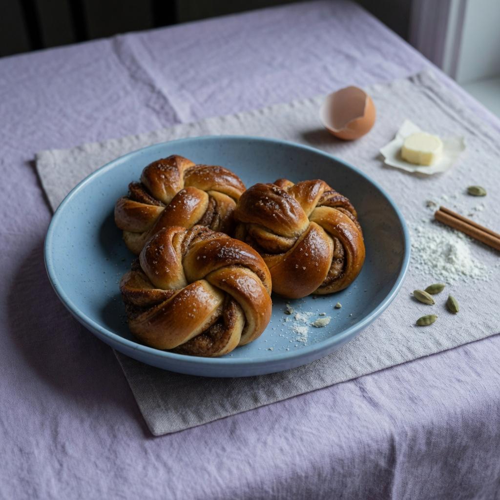 Cardamom Cinnamon Bun Knots — production recipe image