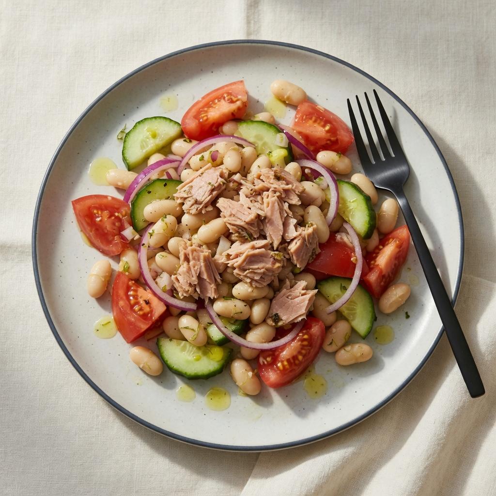 Tuna White Bean Salad — production recipe image