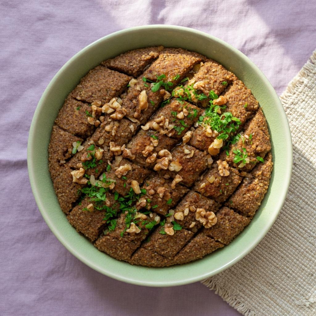 Baked Kibbeh Tray — production recipe image