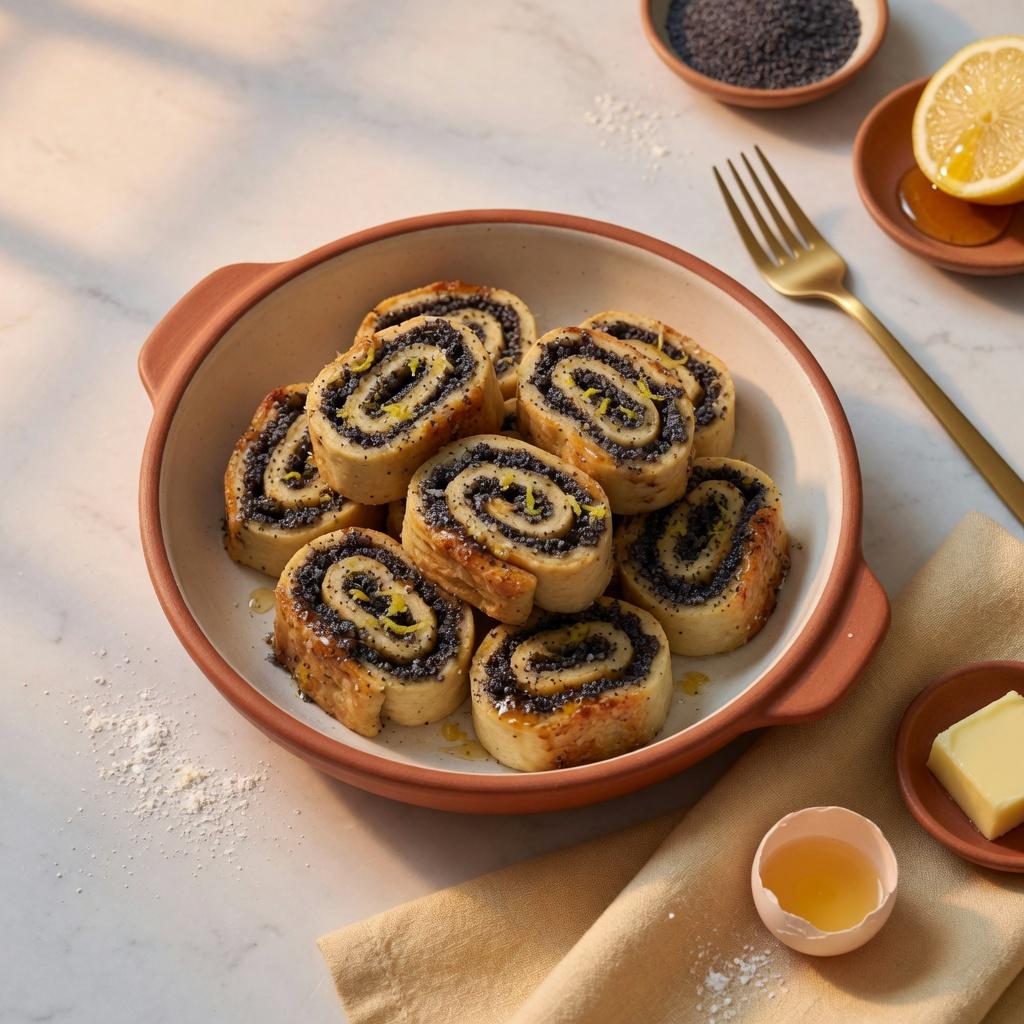Croatian Poppy Seed Roll Bites — production recipe image