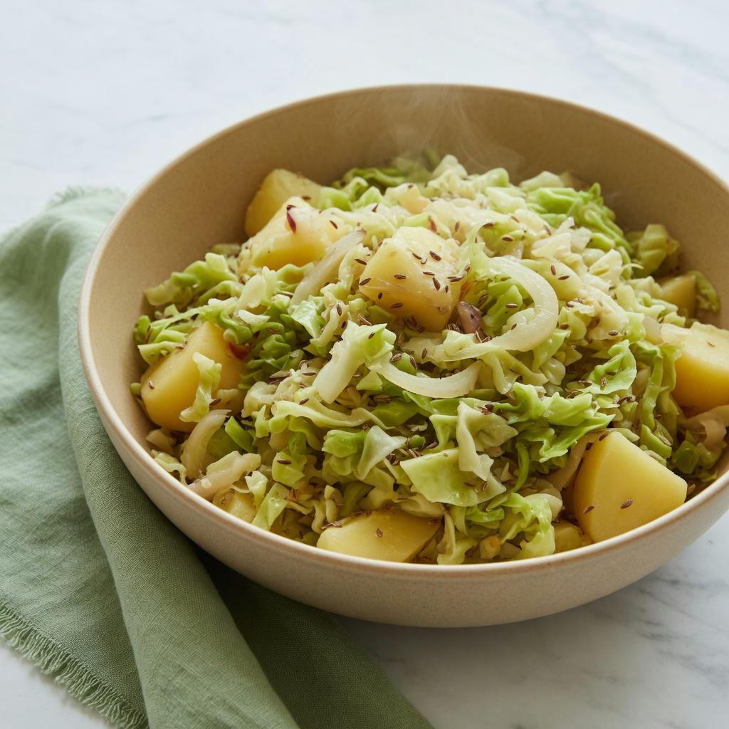 Czech Cabbage Potato Side — production recipe image