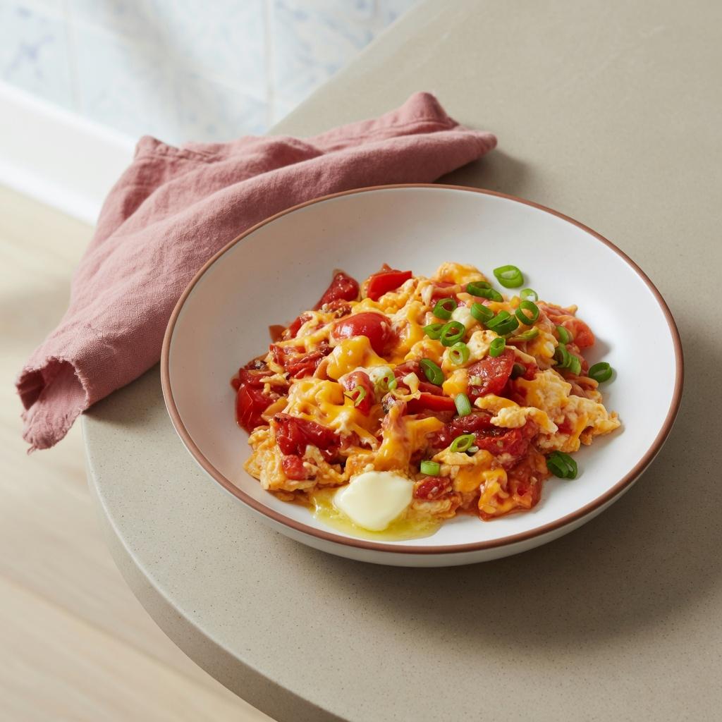 Tomato Scrambled Eggs — production recipe image