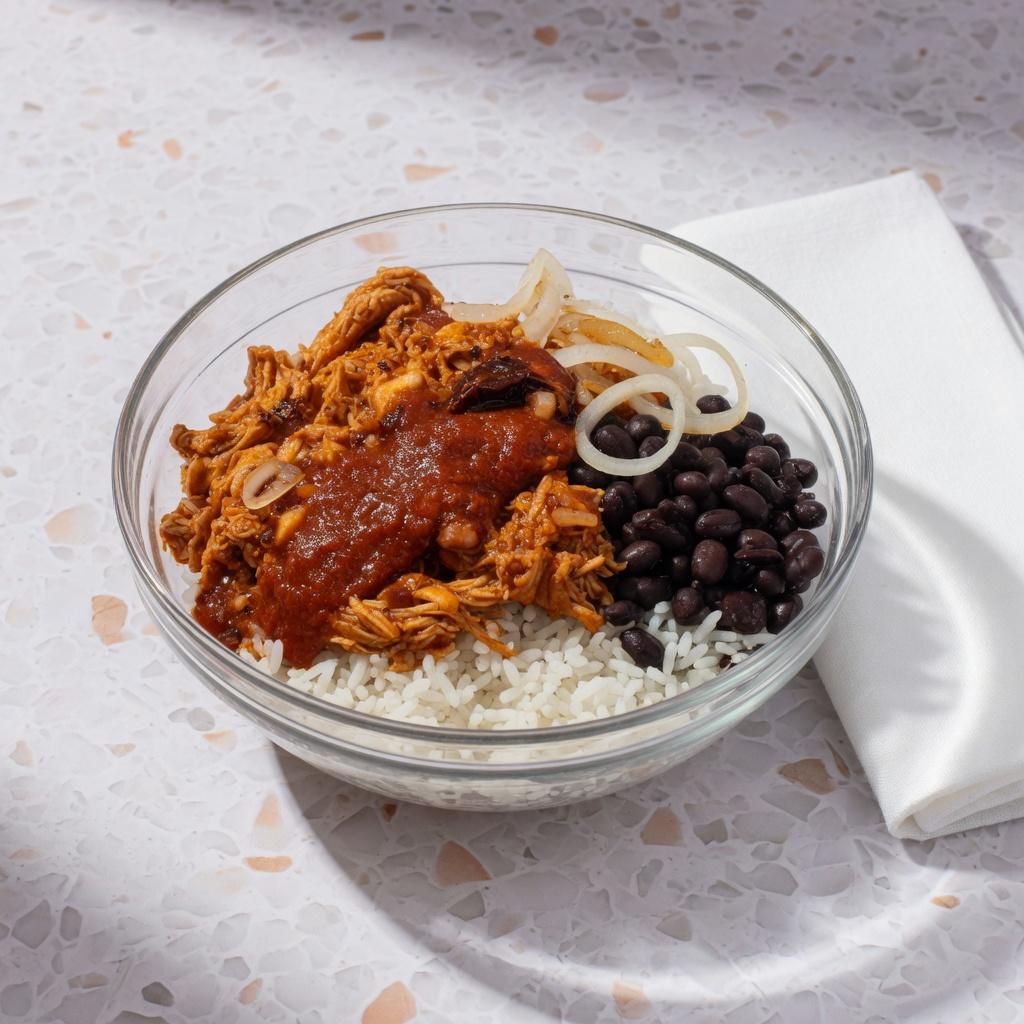 Mexican Chicken Tinga Rice Bowl — production recipe image