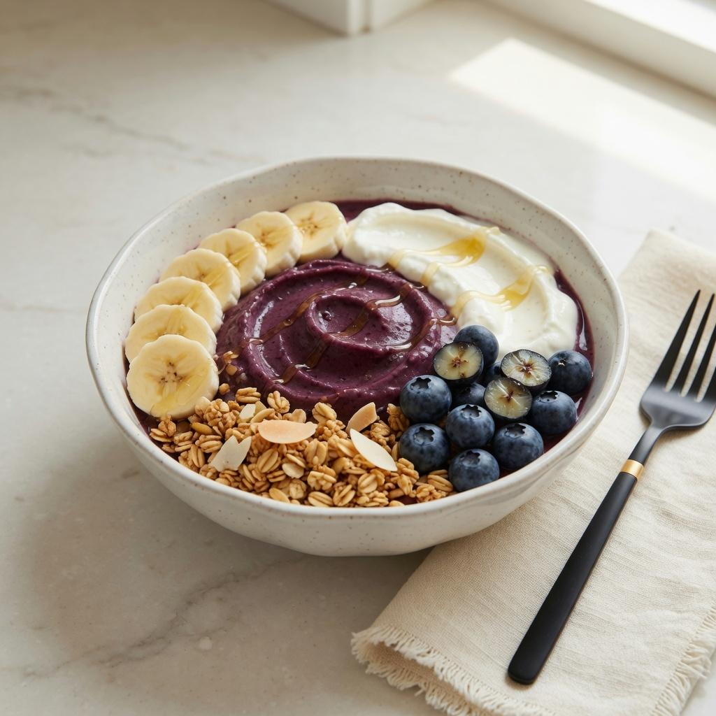 Açaí Banana Breakfast Bowl — production recipe image