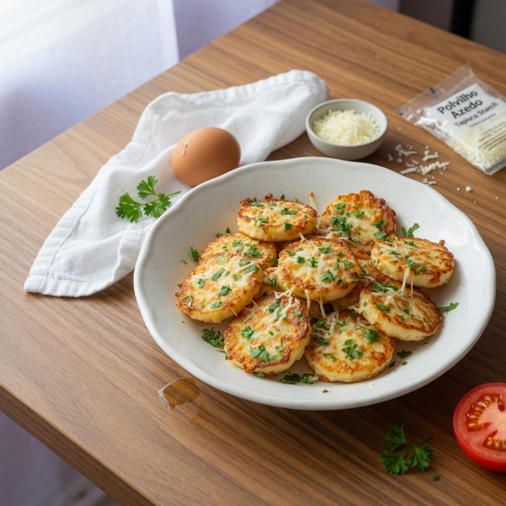 Brazilian Cheese Tapioca Mini Pancakes — production recipe image