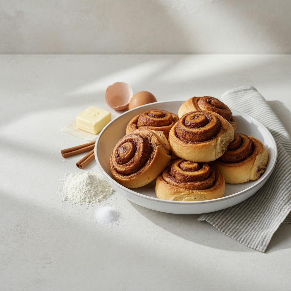 Swedish Cinnamon Bun Rolls — production recipe image