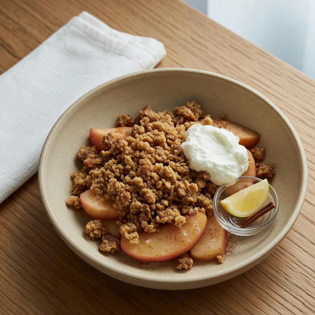 Danish Apple Rye Crumble — production recipe image