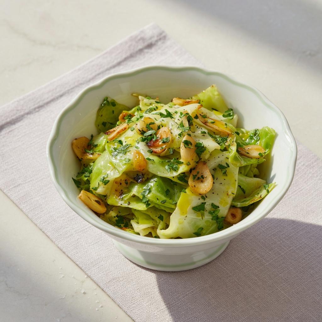 Garlic Cabbage Side — production recipe image