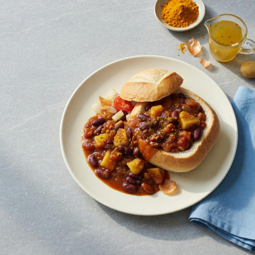 Bean Bunny Chow — production recipe image