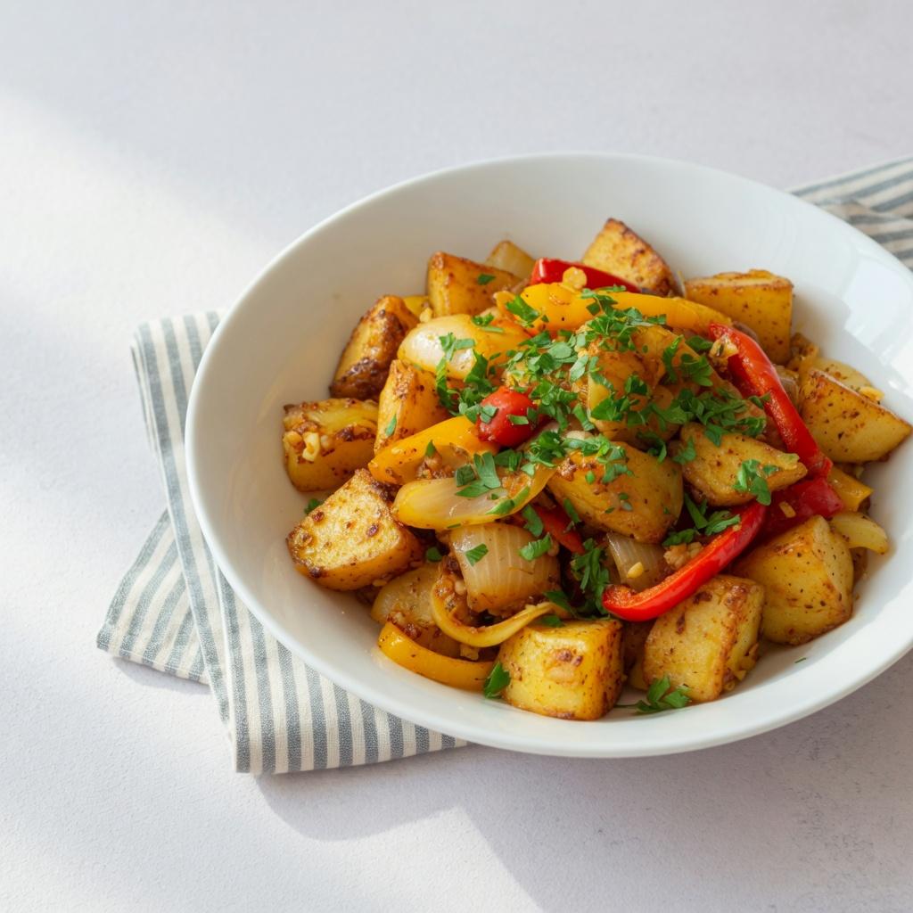 Potato Ojakhuri with Herbs — production recipe image